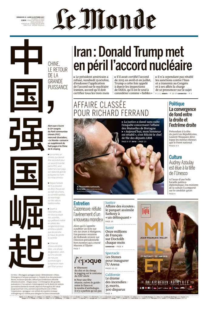 Le Monte article mistreated as praising China