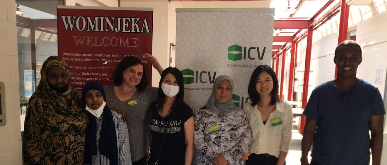 ICV staff and residents of the towers
