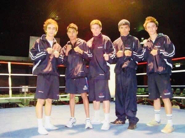 Mark Schleibs during his early years in boxing