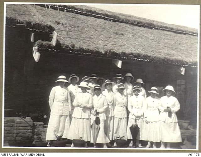 Group Portrait of AANS nurses at King George Hospital, Poona, India