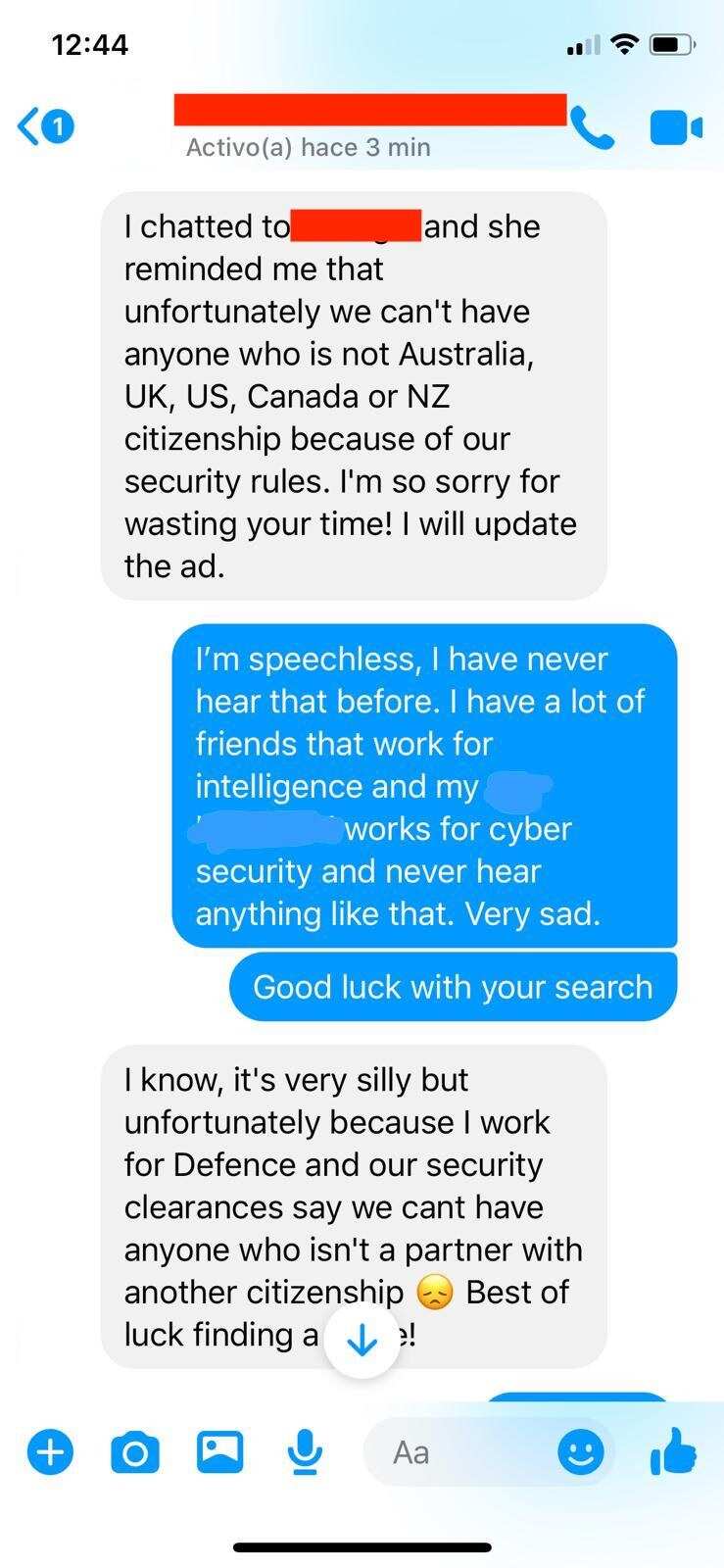 The dialogue between Viry and the individual. 