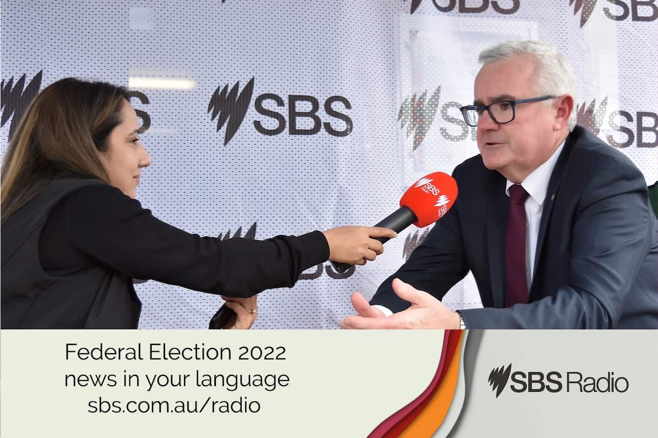 SBS Nepali at the 2022 Federal Election Exchange program in Tasmania. 
