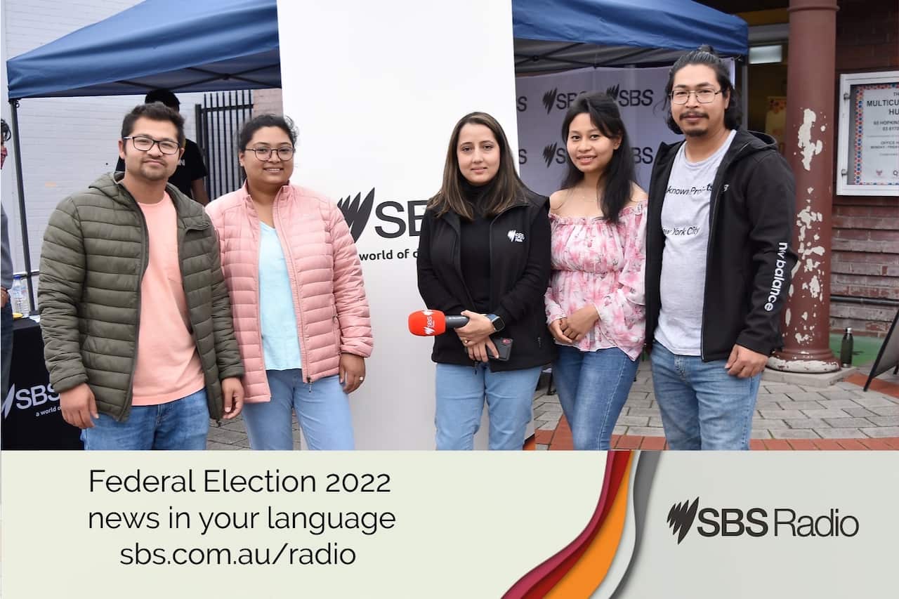 SBS Nepali at the 2022 Federal Election Exchange program in Tasmania. 