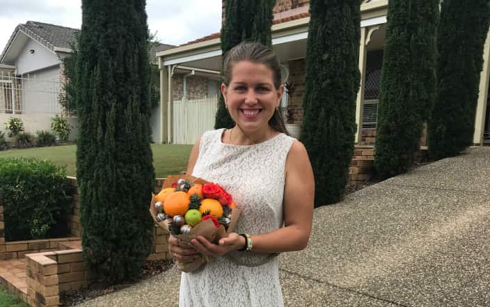 Florist Elina Paramonov