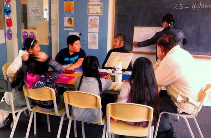 Students of FESSA with teachers Mrs Vicky and Mrs Min