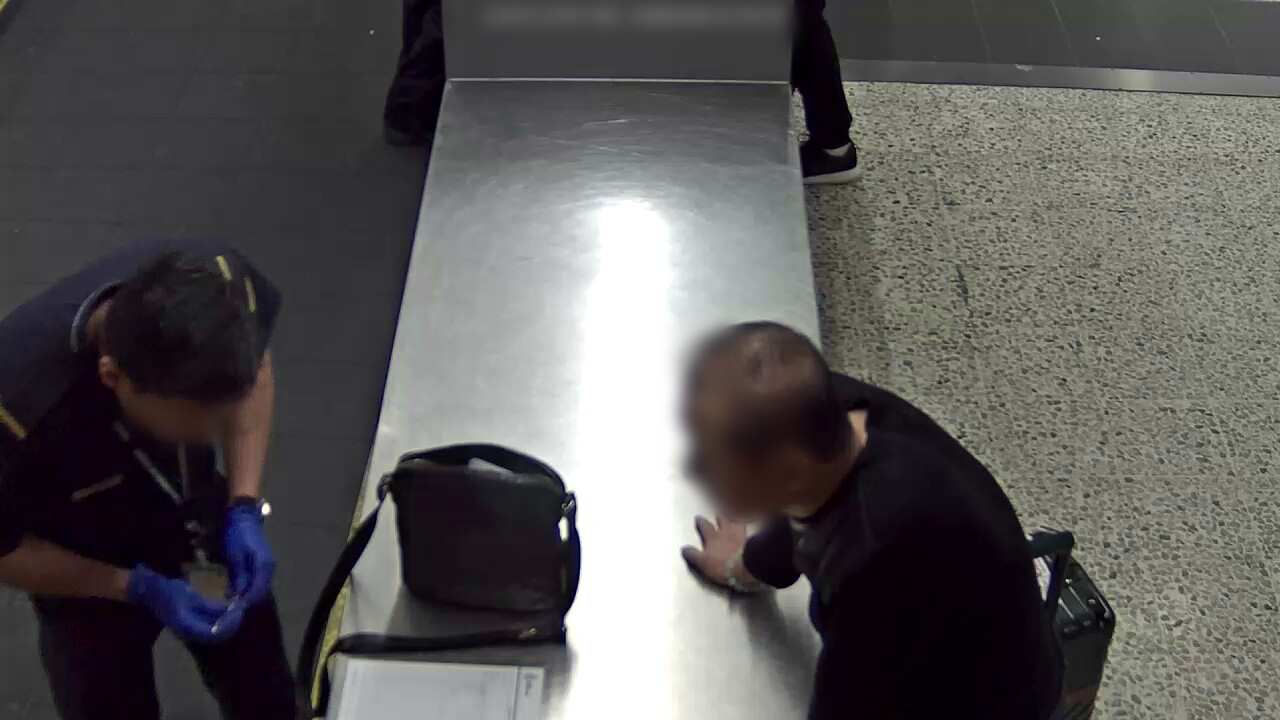 65-year-old Indonesian national detected with child exploitation material in his baggage at Melbourne airport on Friday 15.