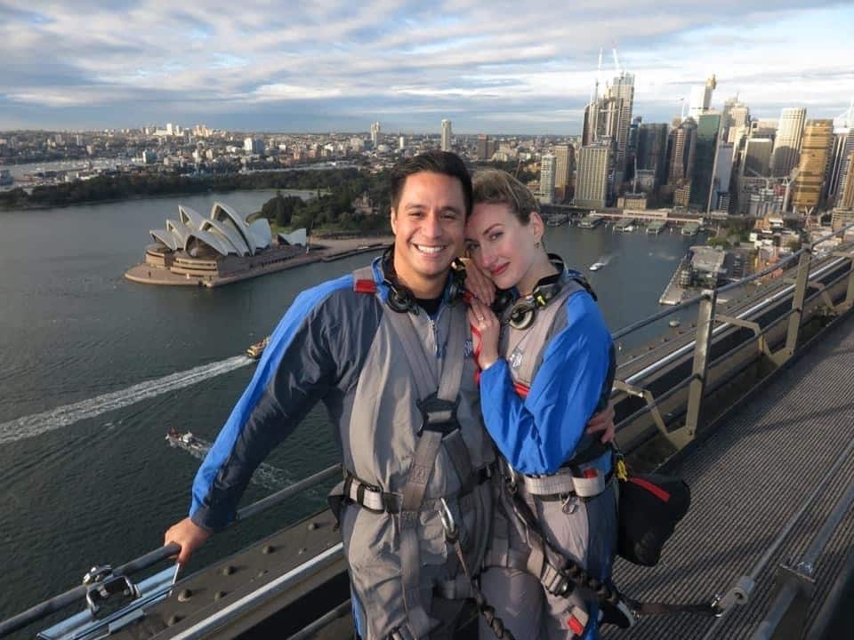 Sofia Ignatyk and her fiance