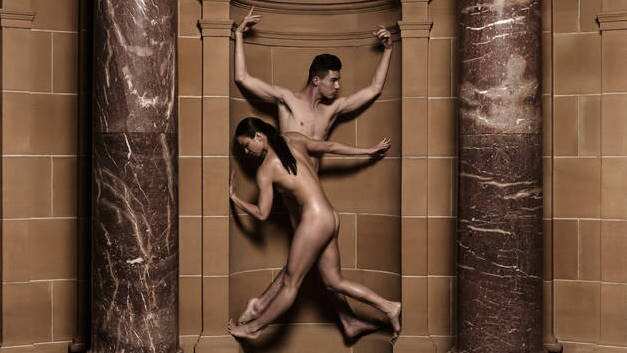 Nude Live: Sydney Dance Company members perform at the Art Gallery of NSW