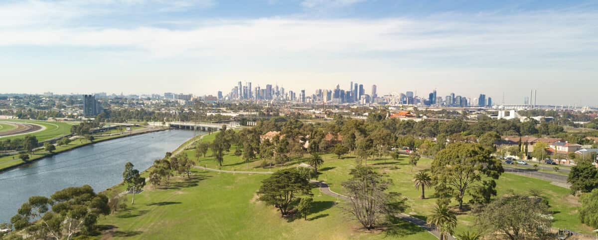 Góc nhìn từ trên cao của Footscray Park