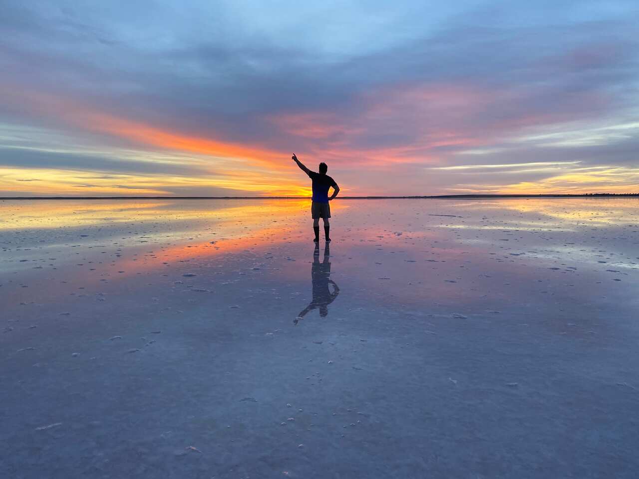 Lake Tyrrell in regional Victoria became an global tourism hotspot overnight when photos went viral on Chinese social media. 