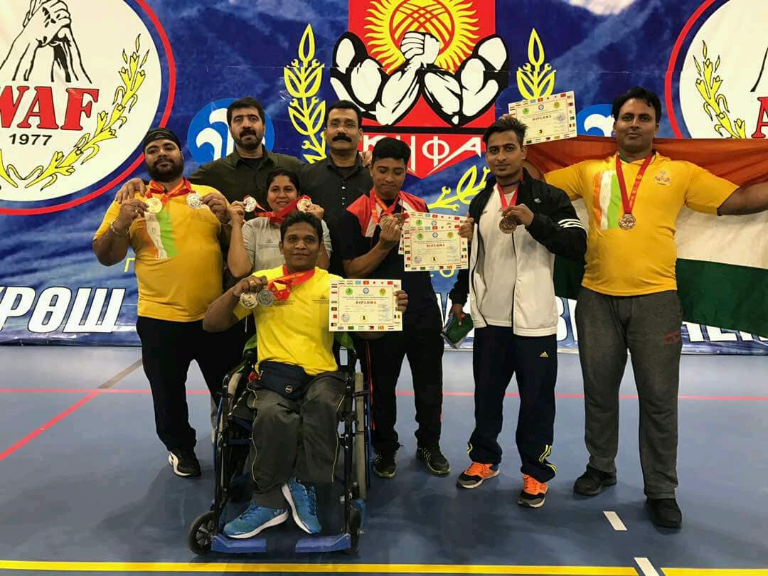 Arm wrestler Harish Verma