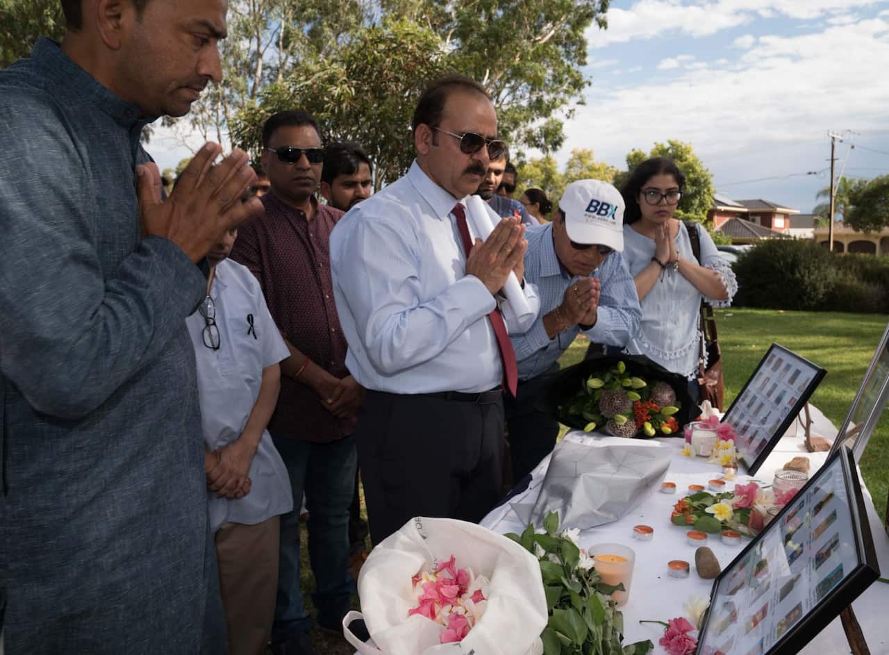 Indian - Australian in Adelaide gathered to pay tribute to the soldiers who died in Pulwama