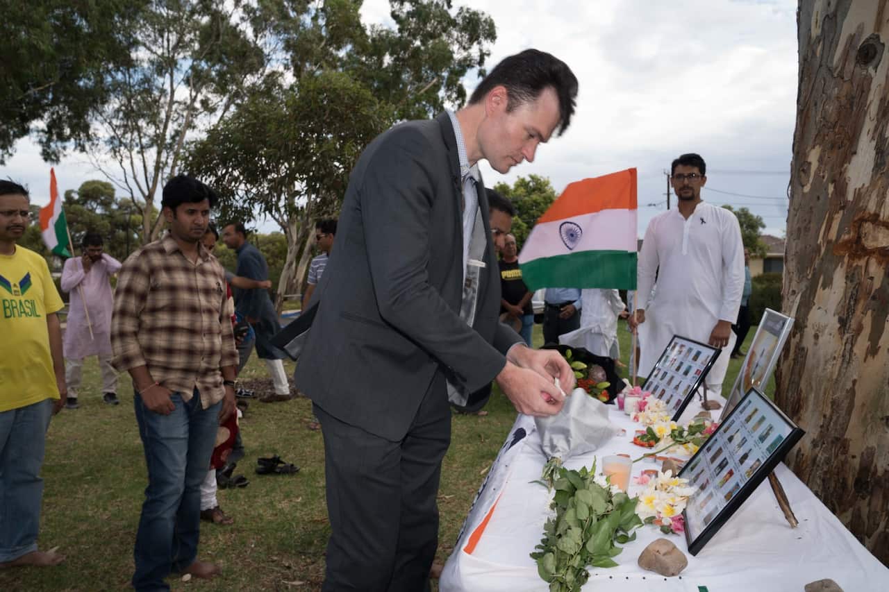 Sean, the police detective in Adelaide attended the event