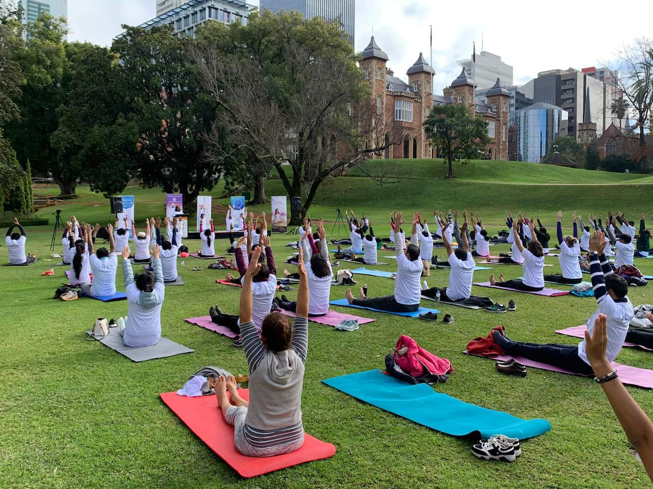 Yoga Day celebration at Perth