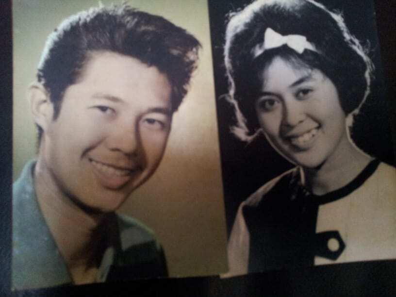 杨忠志和太太的旧照片