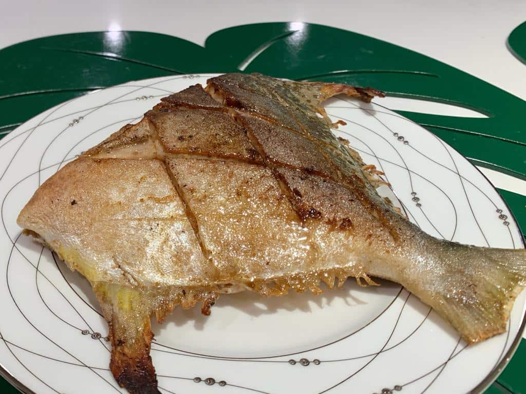 Golden Pomfrets are good to steam as well as to fry