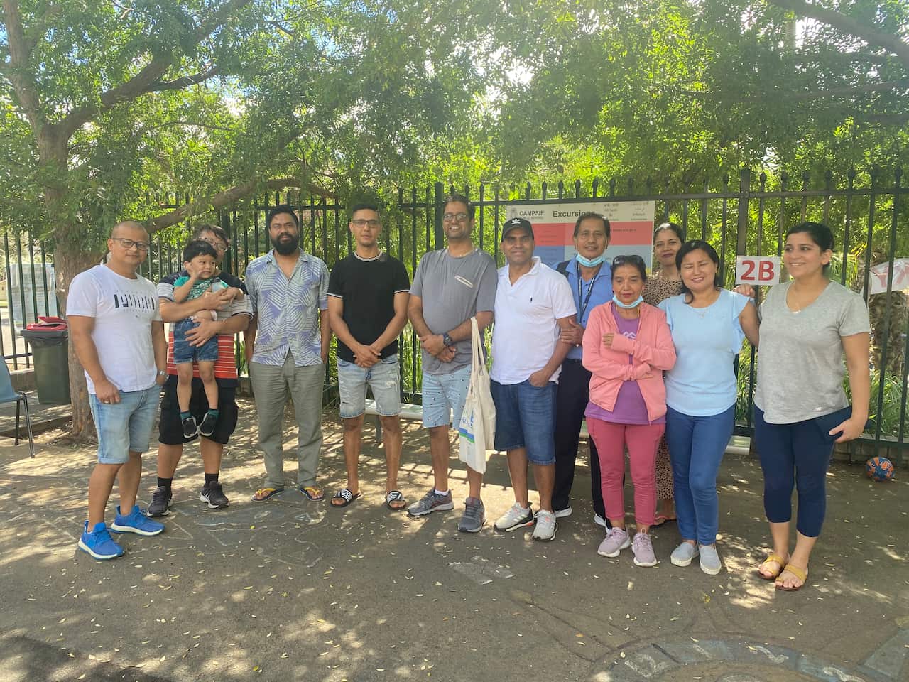 parents gathering at sabdamala school,campsie.