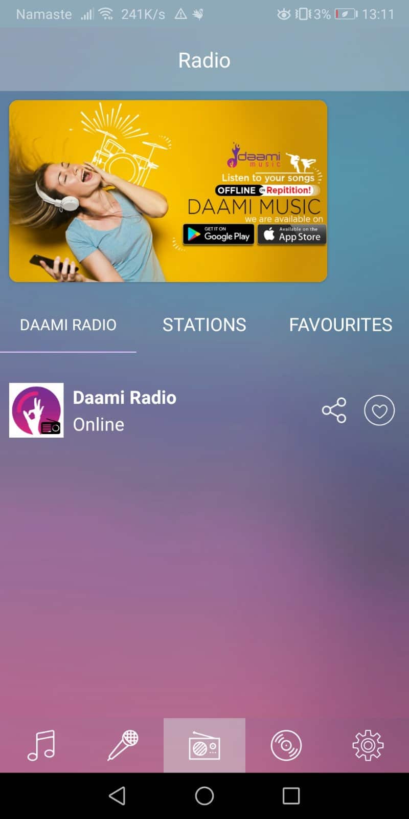 Dami Nepali music app