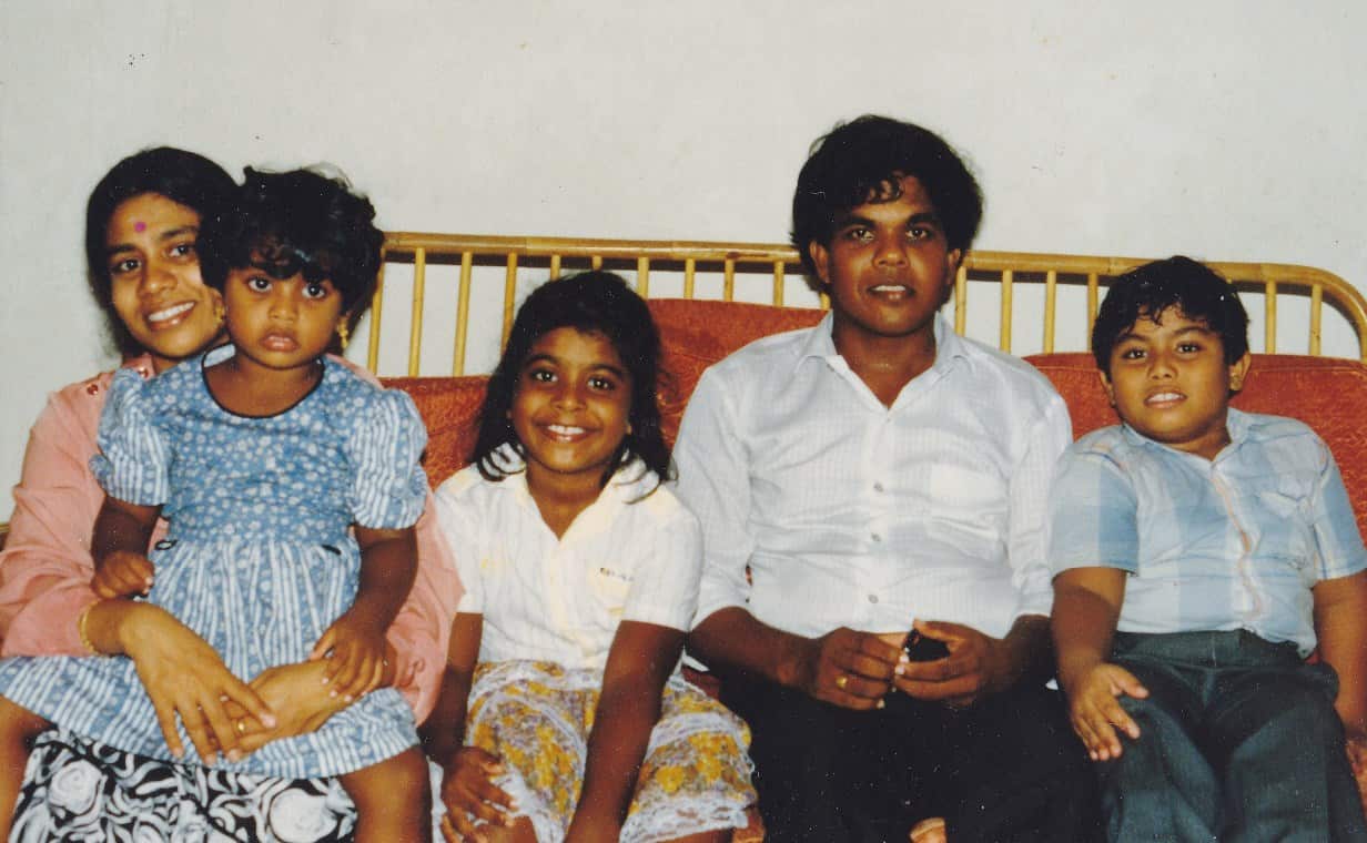 Sujitha and her family
