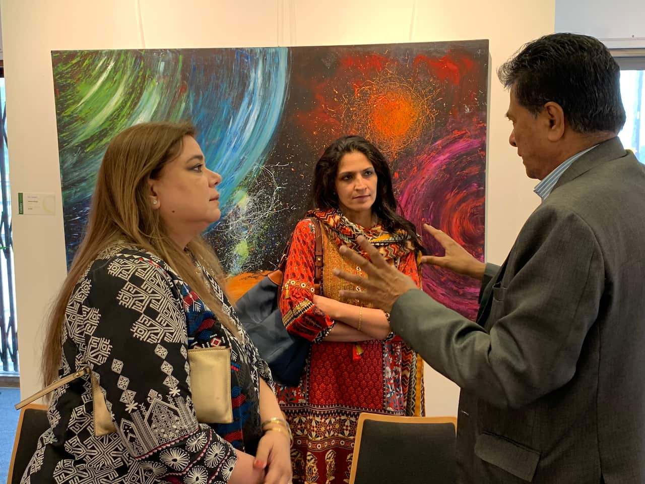 Gallery inauguration.