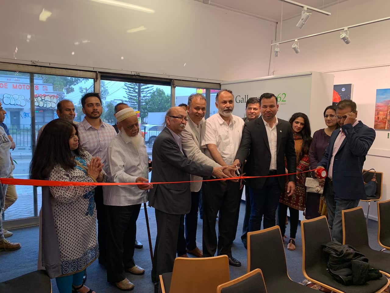 Gallery inauguration.