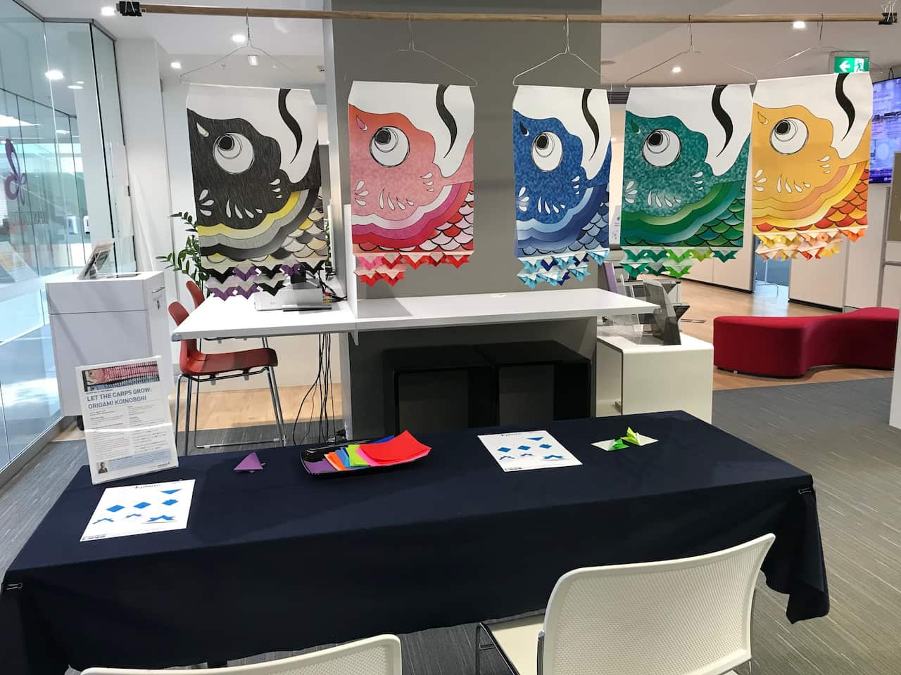 Japan Foundation Sydney is celebrating the Children's Day with an Origami event called "Let the Carps Grow: Origami Koinobori"