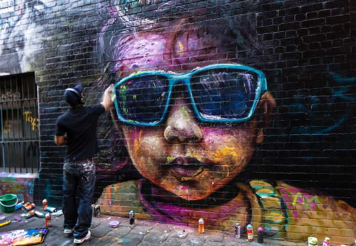 Colombian street artist Julian Clavijo