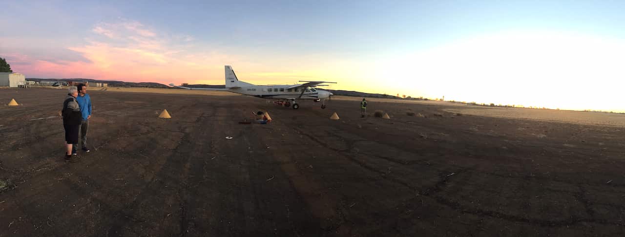 Vuelos con los que se extrae información sobre la composición del subsuelo australiano.