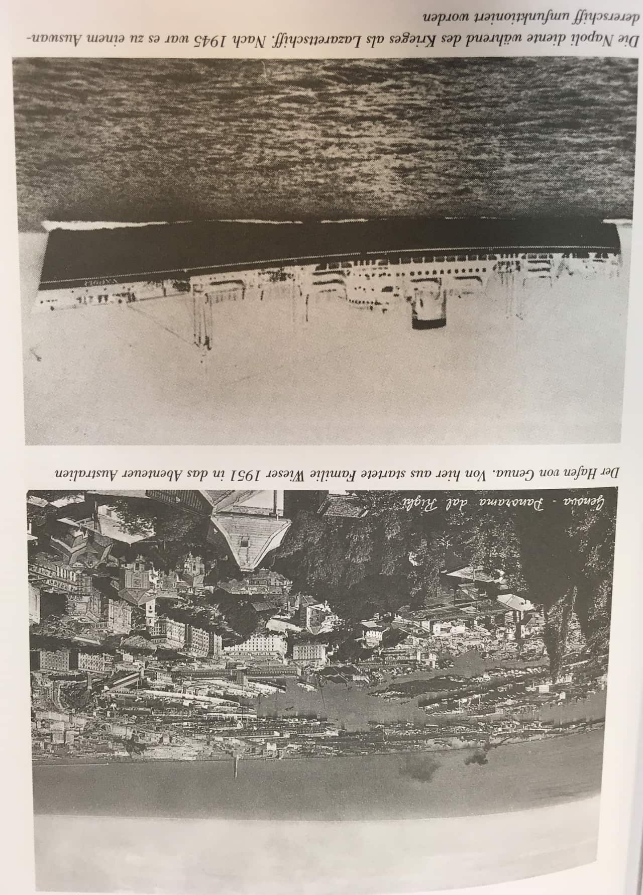 Die "Napoli", mit der die Familie 1951 nach Australien auswanderte