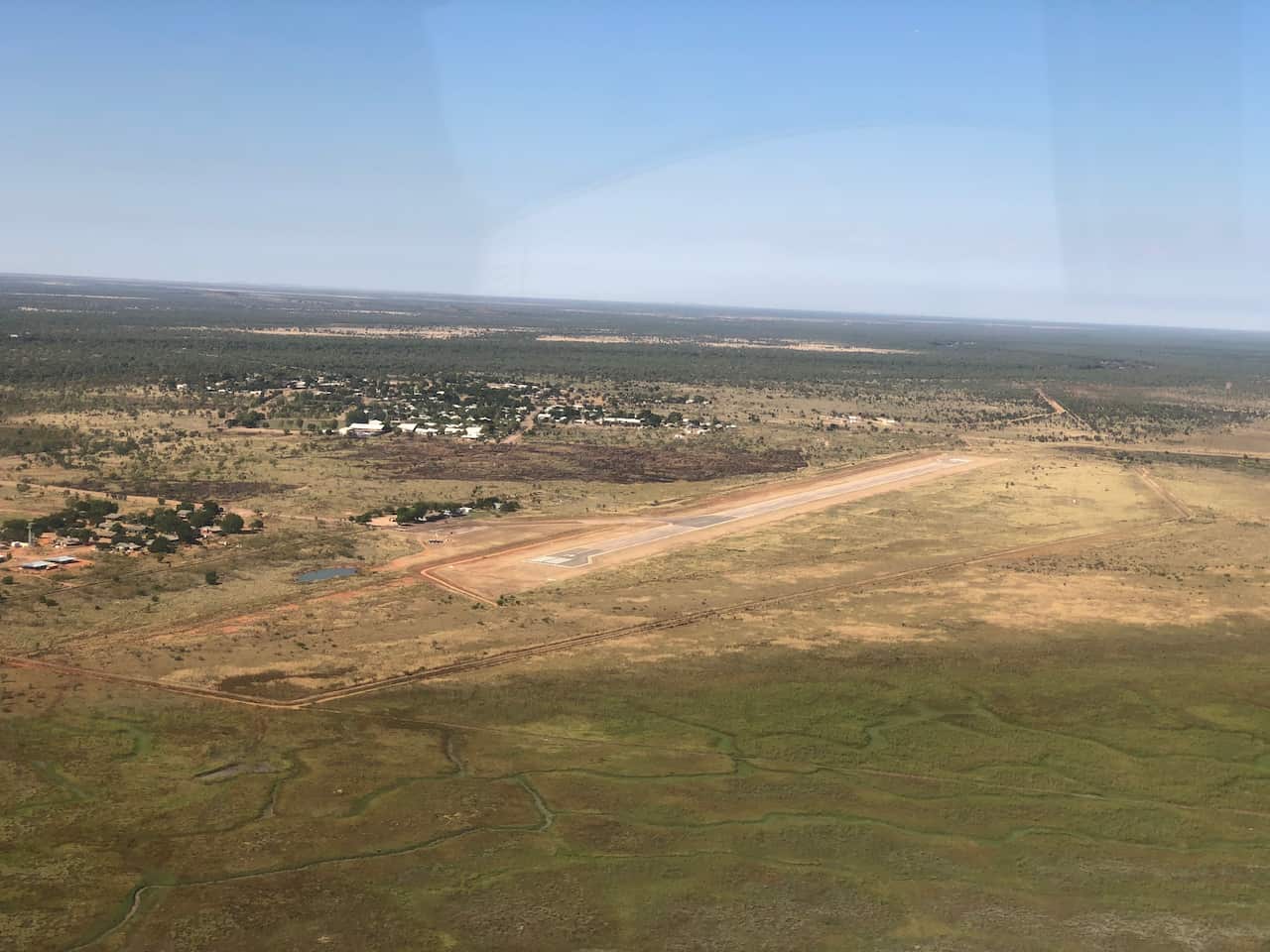 Fitzroy Crossing von oben