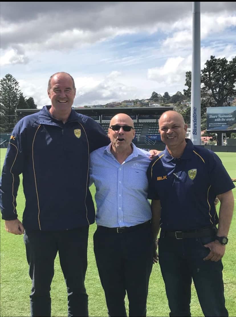 Abhijit Deshmukh in Hobart during annual umpire exchange program