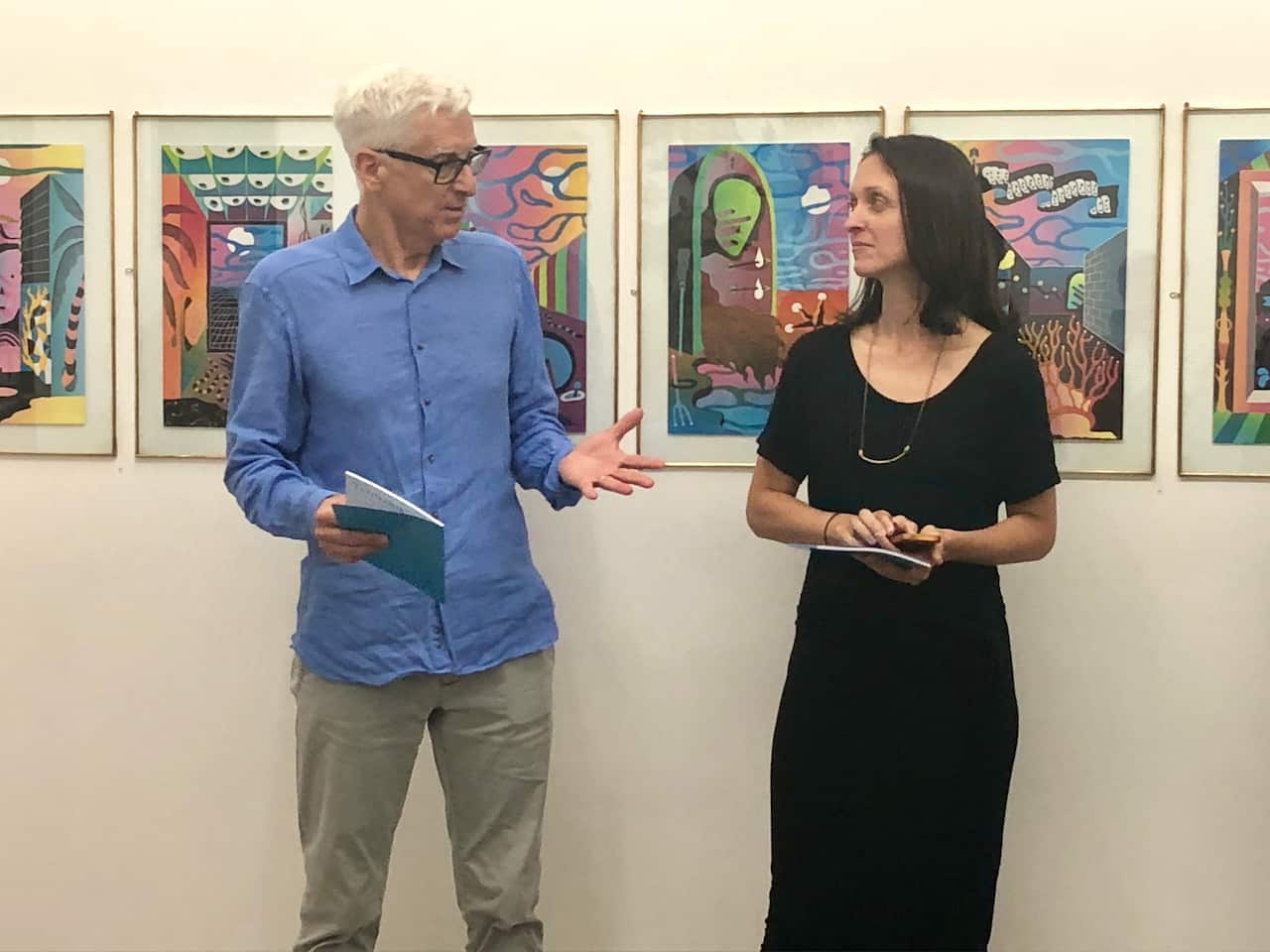 John Cruthers (L) and Lauren Parker (R)