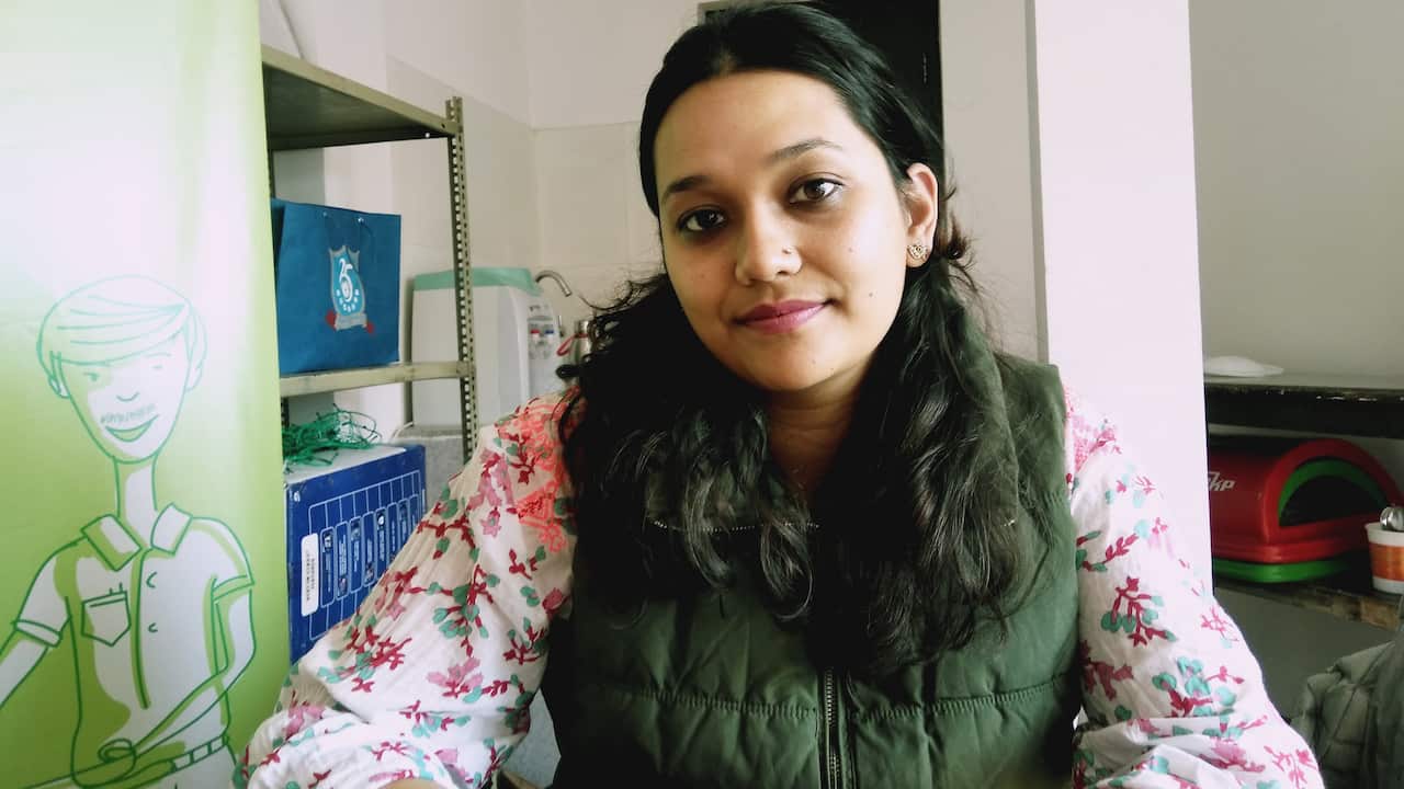Aayushi KC from Khaalisisi speaking to SBS Nepali.