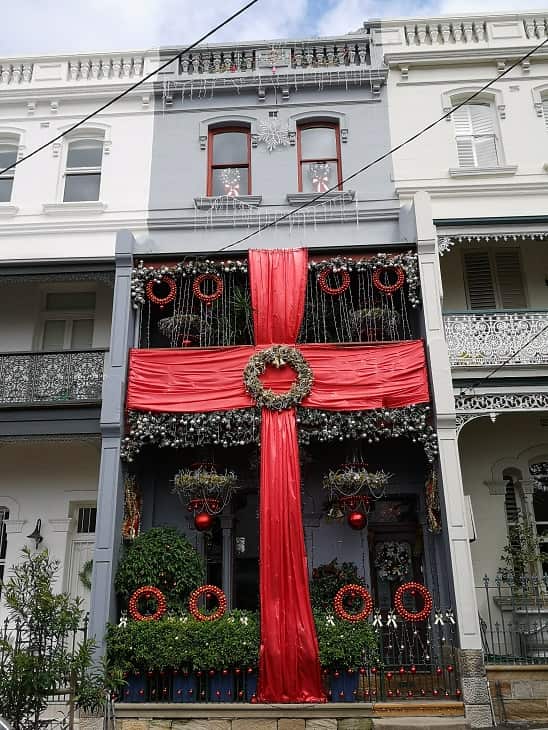 Bruce Pollack Paddington home Christmas lights