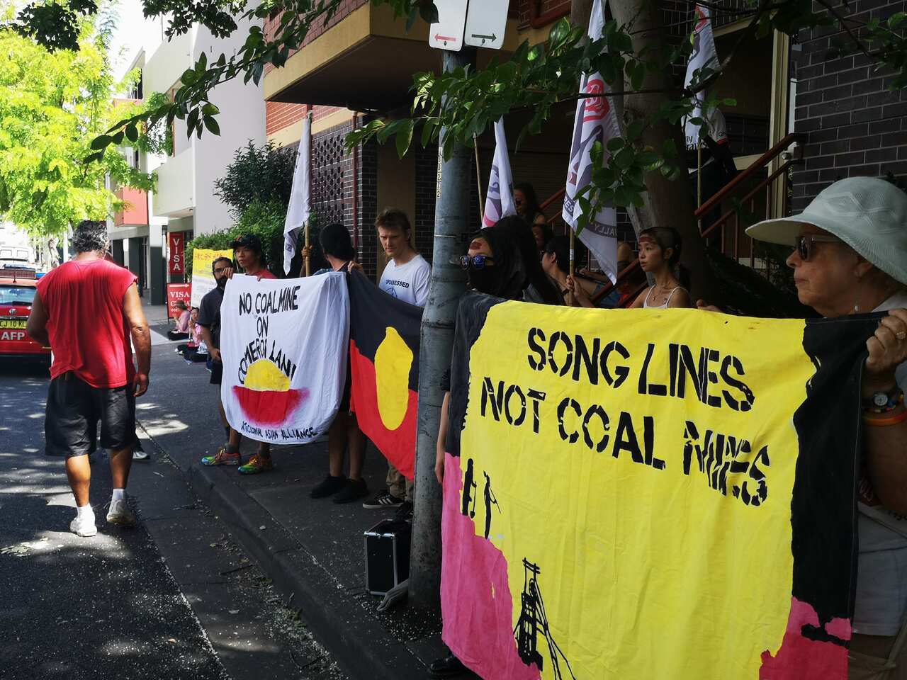 protest against Shenhua
