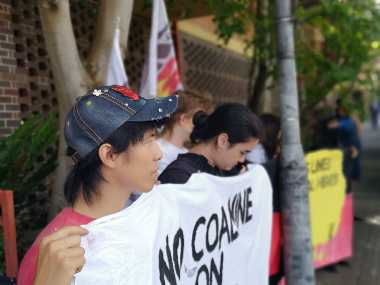 protest against Shenhua