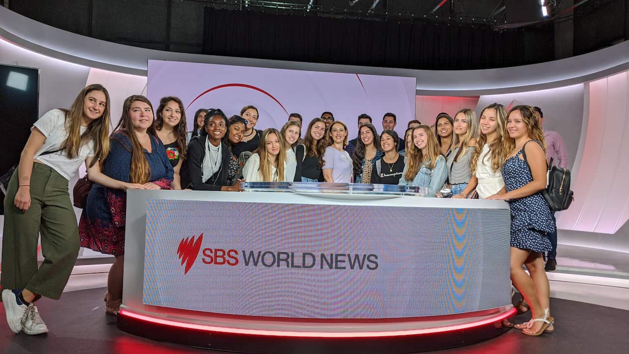 Die Studenten aus NY bei SBS