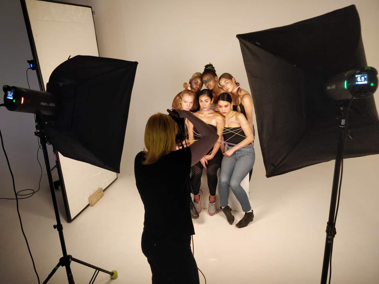 Backstage photo. Lana Barker