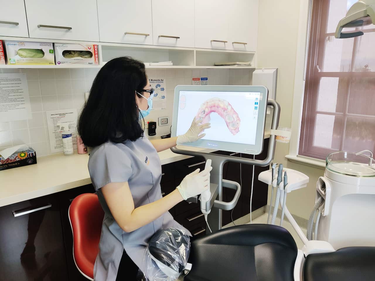 การสแกนฟัน