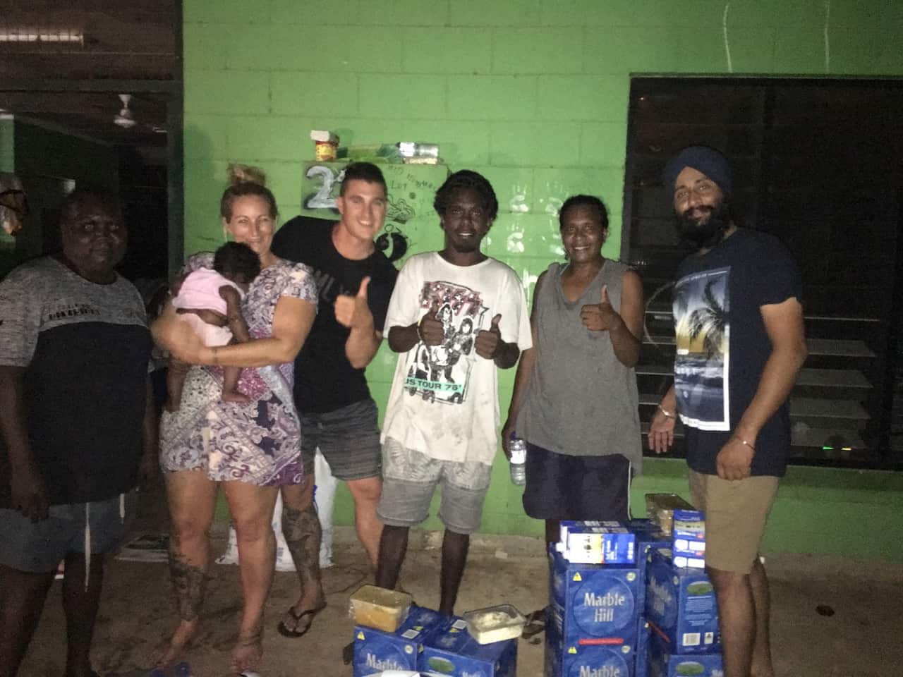 Darwin Sikhs helping cyclone victims