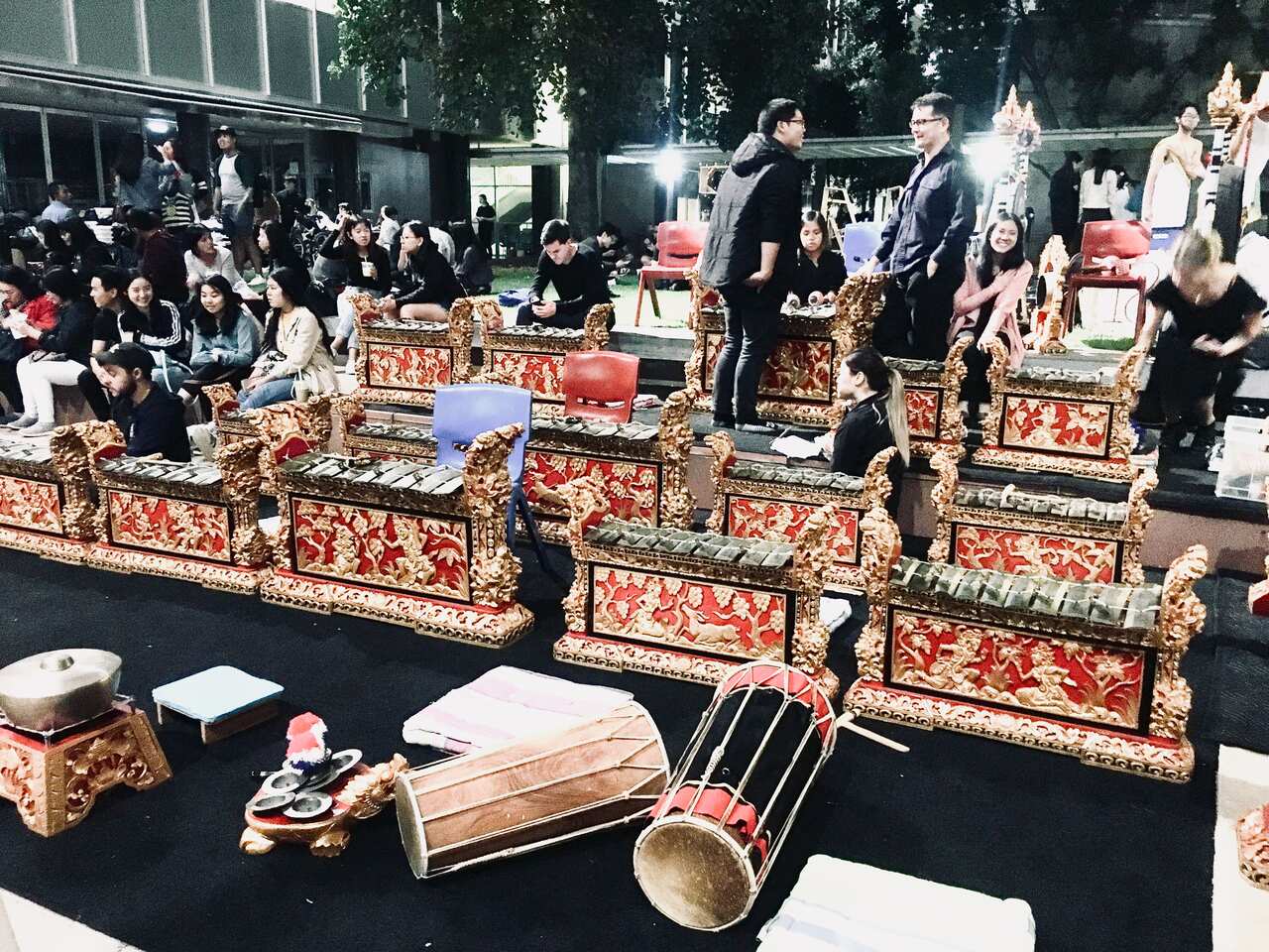 Gamelan team preparation