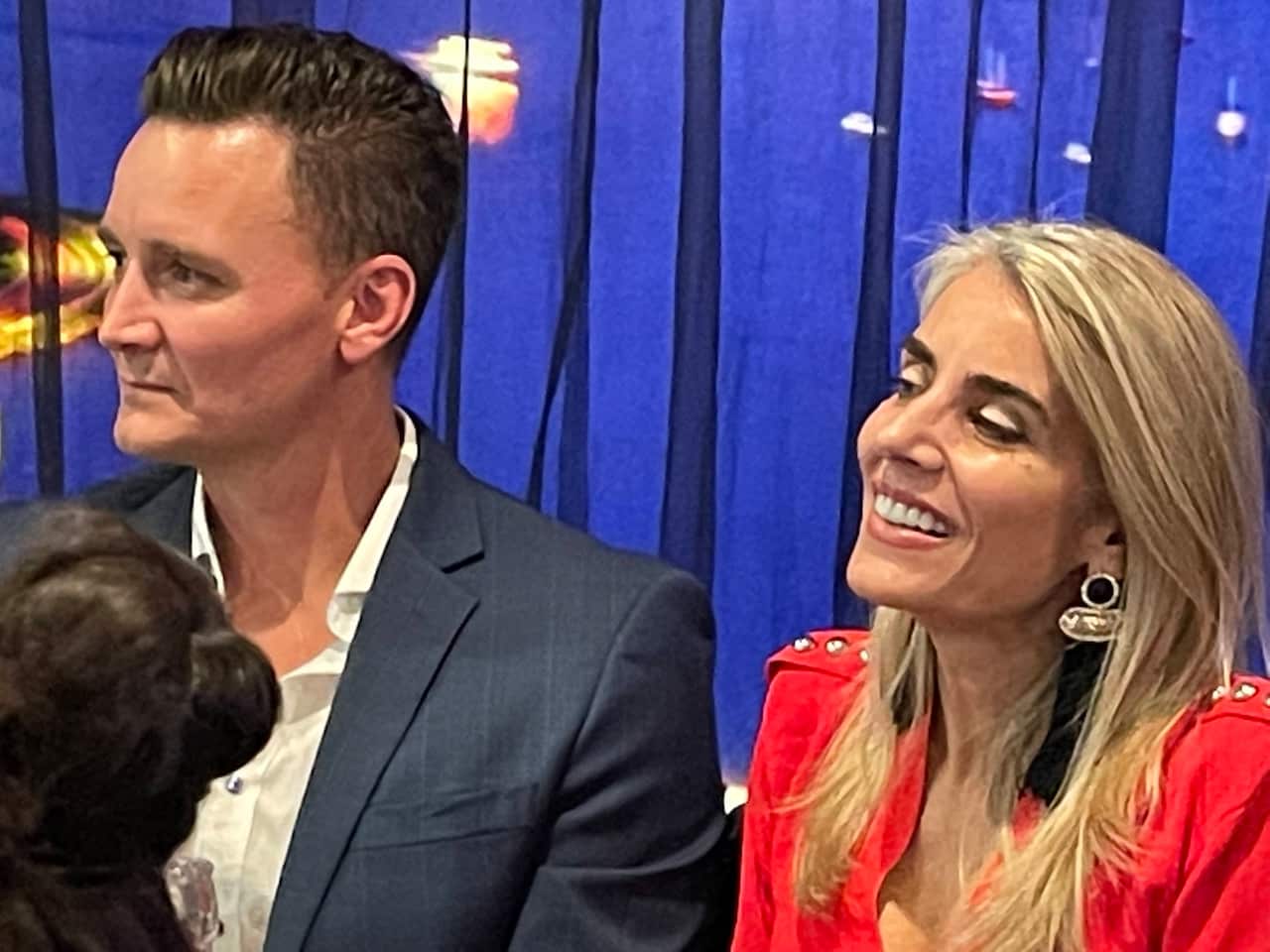 Chris Ellis, Diretor Geral da Latin Airlines – um dos parceiros principais da ABCC, e Cristina Talacko, Presidente da Coalizão para a Conservação e vice-presidente da ABCC