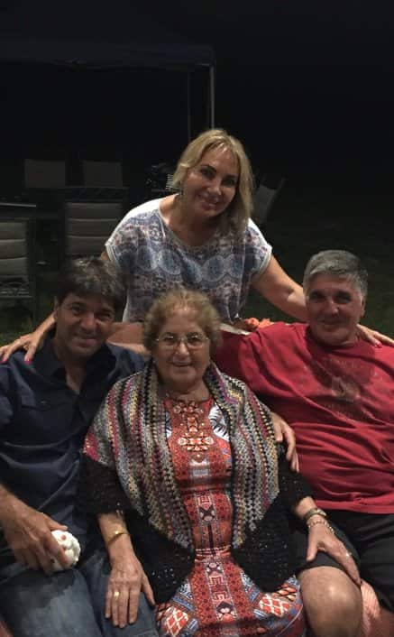 Nermin Usta with her children Sydney, 2018