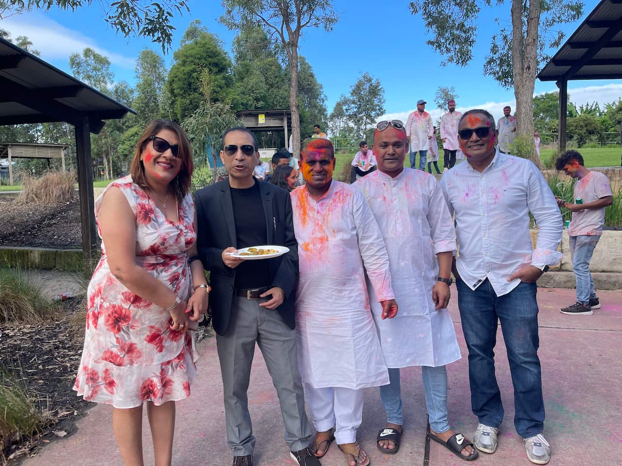 Nepali community Holi