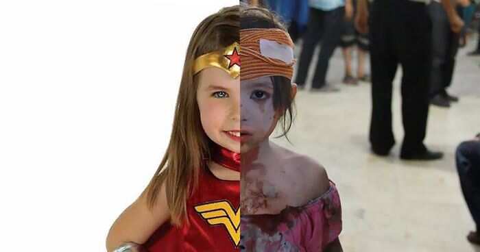 The contrast