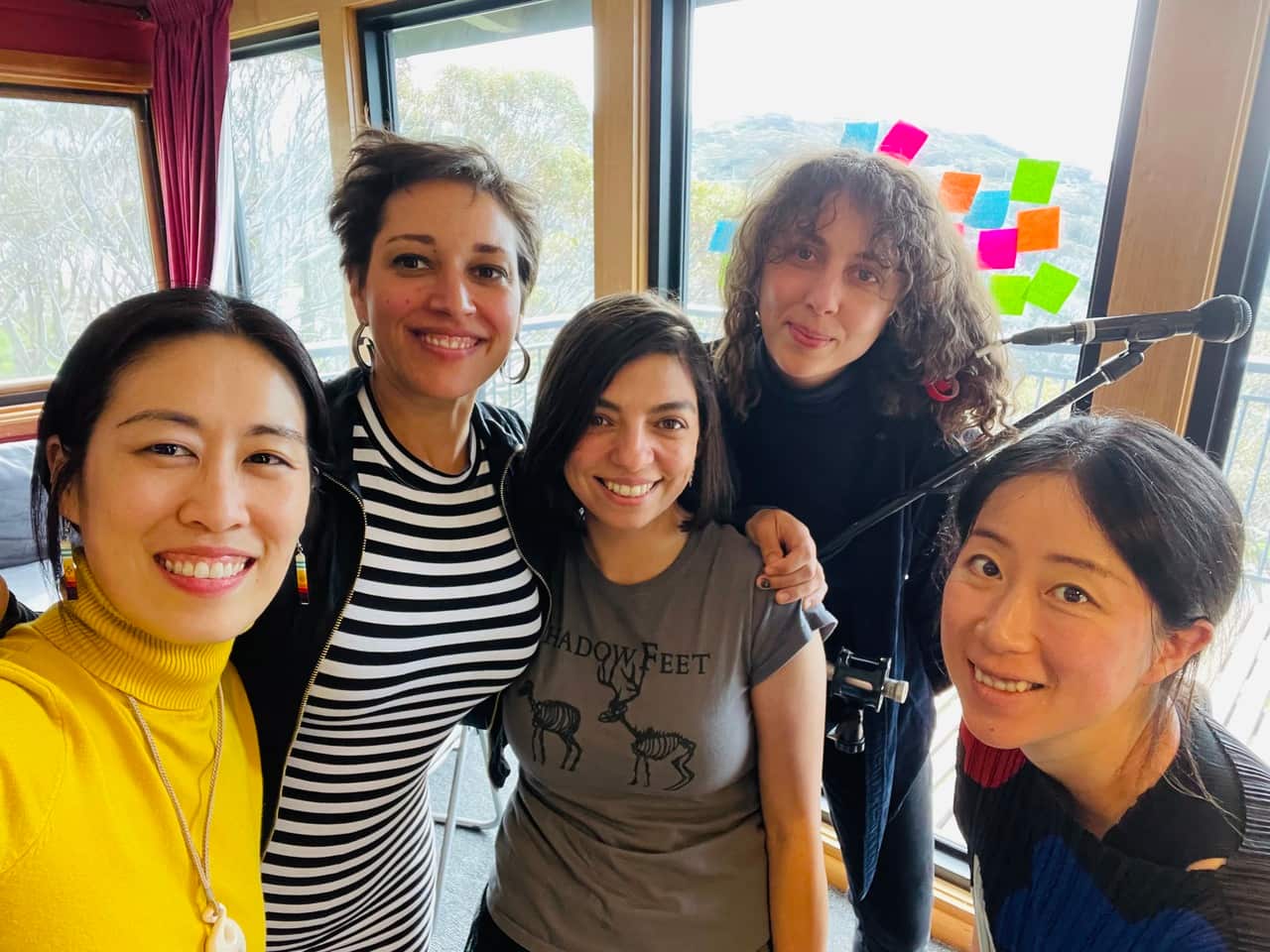 MotherTongue, MotherLand: Sunny Kim(composer, vocals), Aviva Endean(clarinets), Gelareh Pour(kamancheh), Helen Svoboda(double bass), Mindy Meng Wang(guzheng)