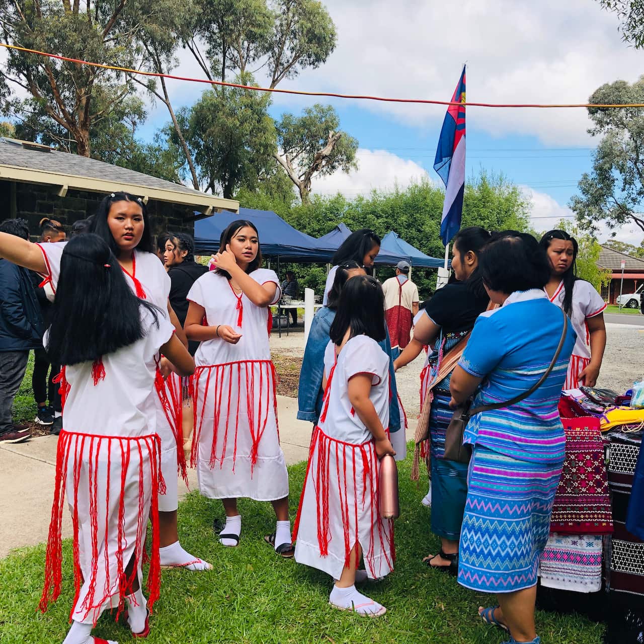 Karen girls attending the Karen National Day.