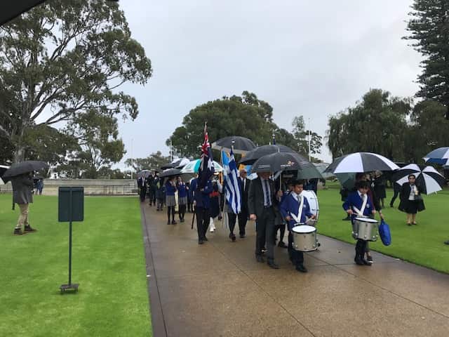 Commemorative event for the "Battle of Crete" in Western Australia.
