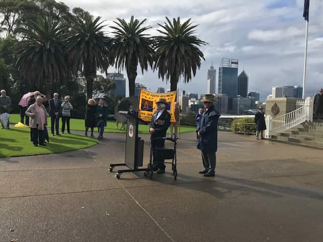 Commemorative event for the "Battle of Crete" in Western Australia.