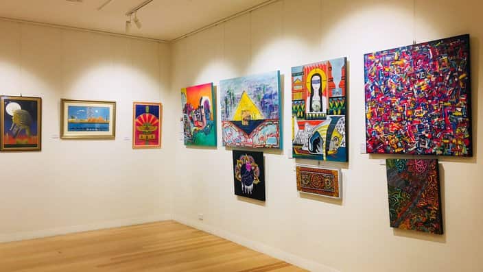 painting art exhibition for the love of Egypt